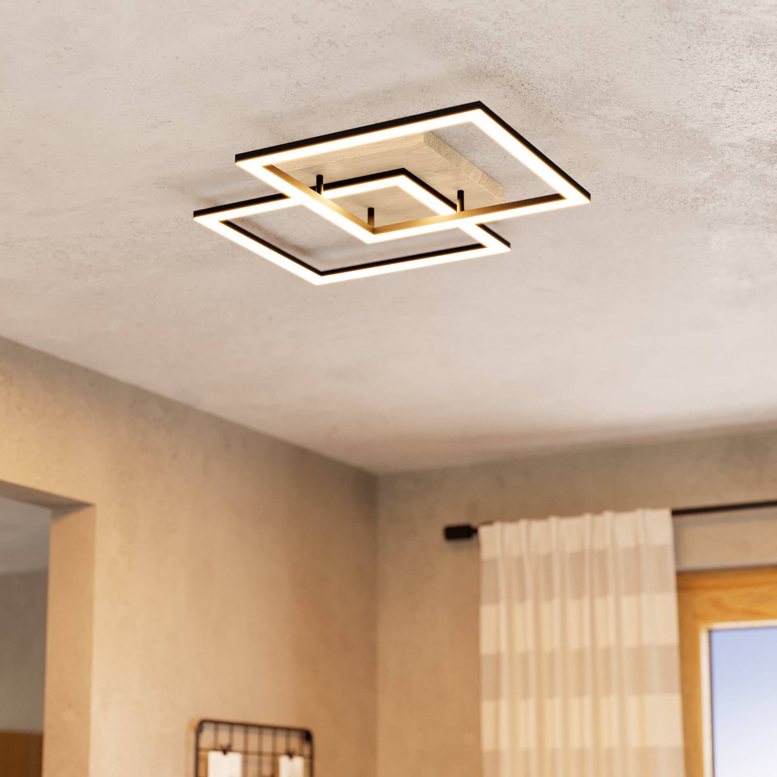 EGLO connect Smart-LED-Deckenlampe Lomaltas-Z, 77cm, 4400lm günstig online kaufen