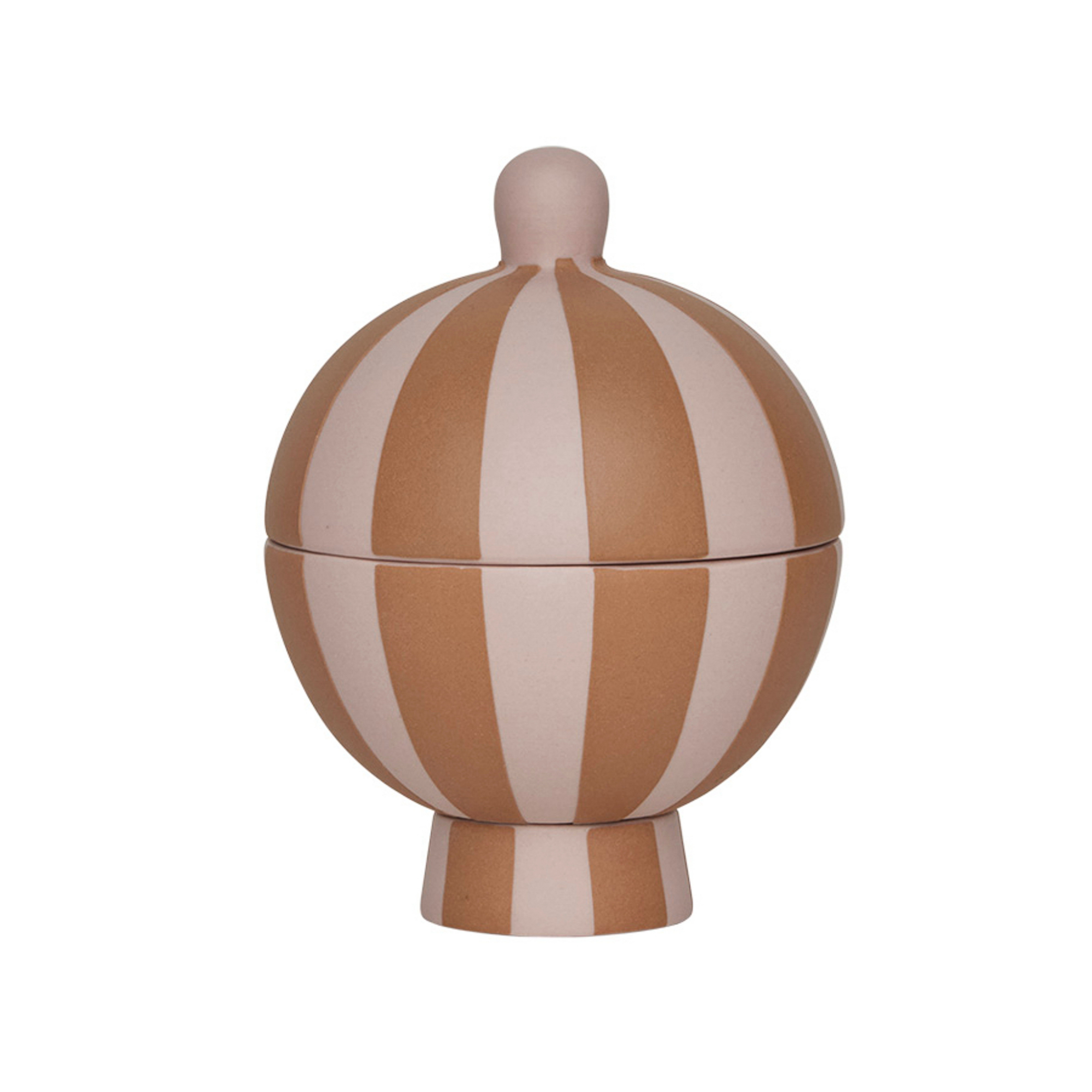 Toppu oppbevaringsboks, brun/rosa – OYOY Living Design