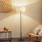 Jovin floor lamp, rattan lampshade, height 150 cm