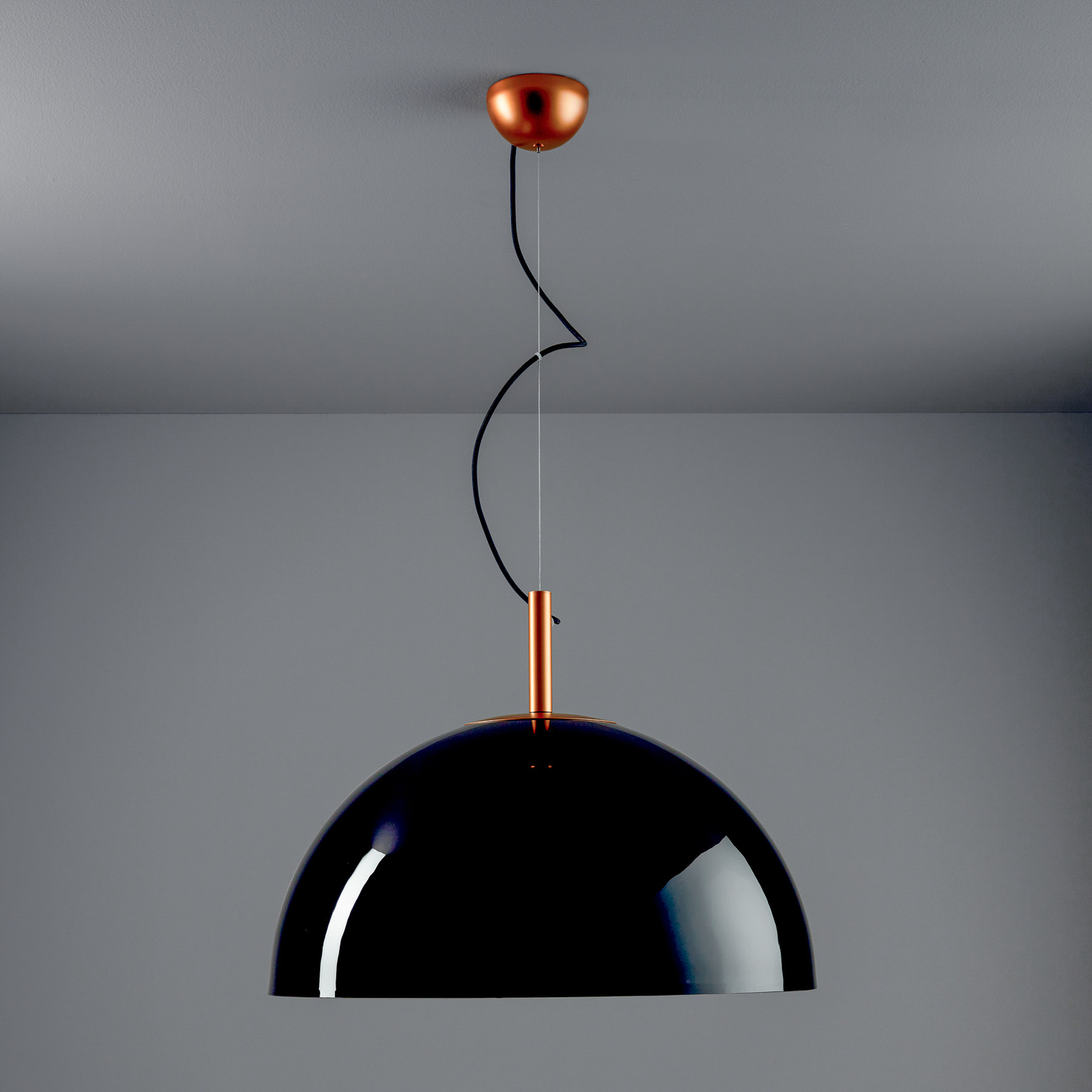 Grok Umbrella lampada a sospensione nera Ø 60 cm