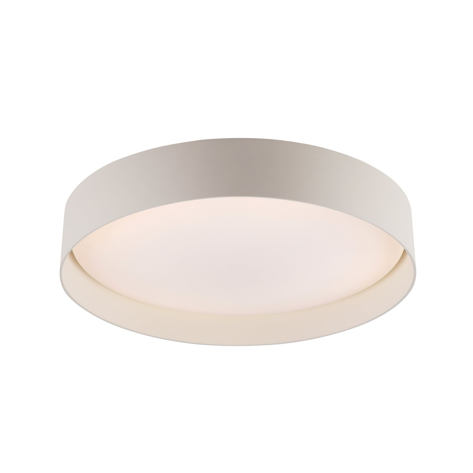 LED lubinis šviestuvas „TAVOLI“, smėlio spalvos, Ø 39 cm, metalas, CCT,