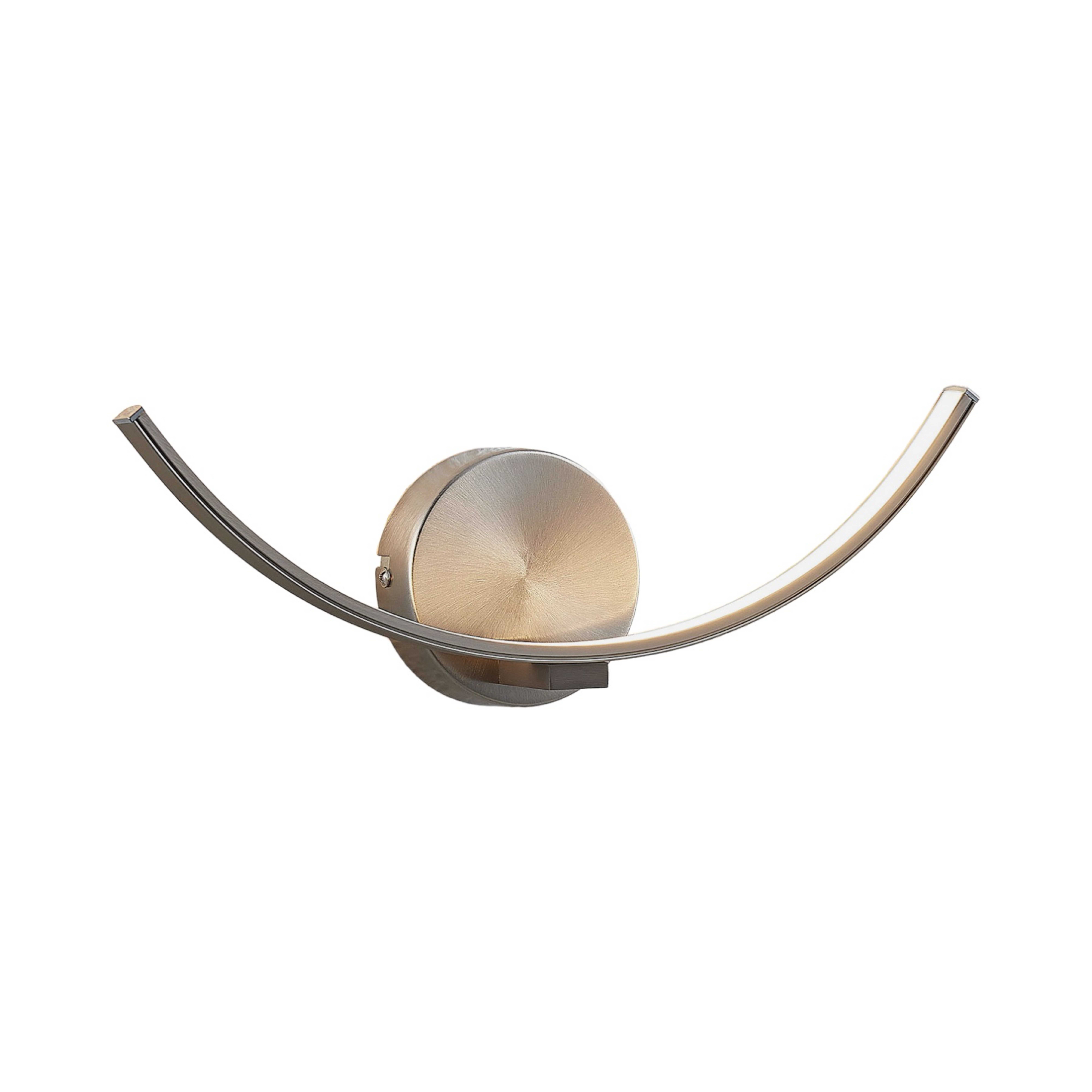 Iven Wall Lamp Nickel/White - Lindby