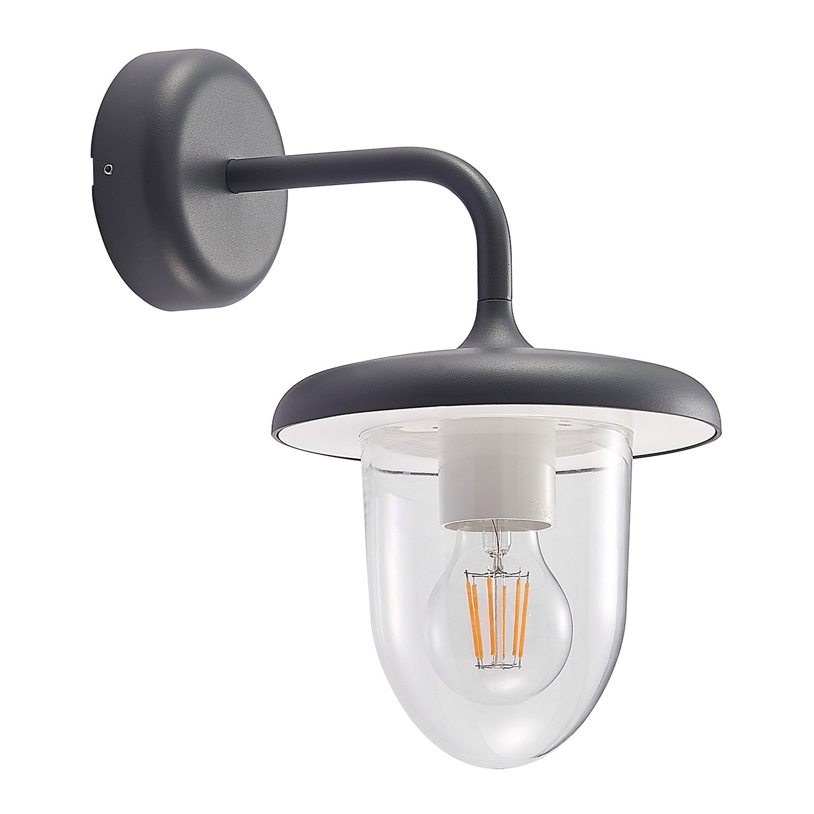 Prios Larkumi Außenwandlampe mit E27-Fassung