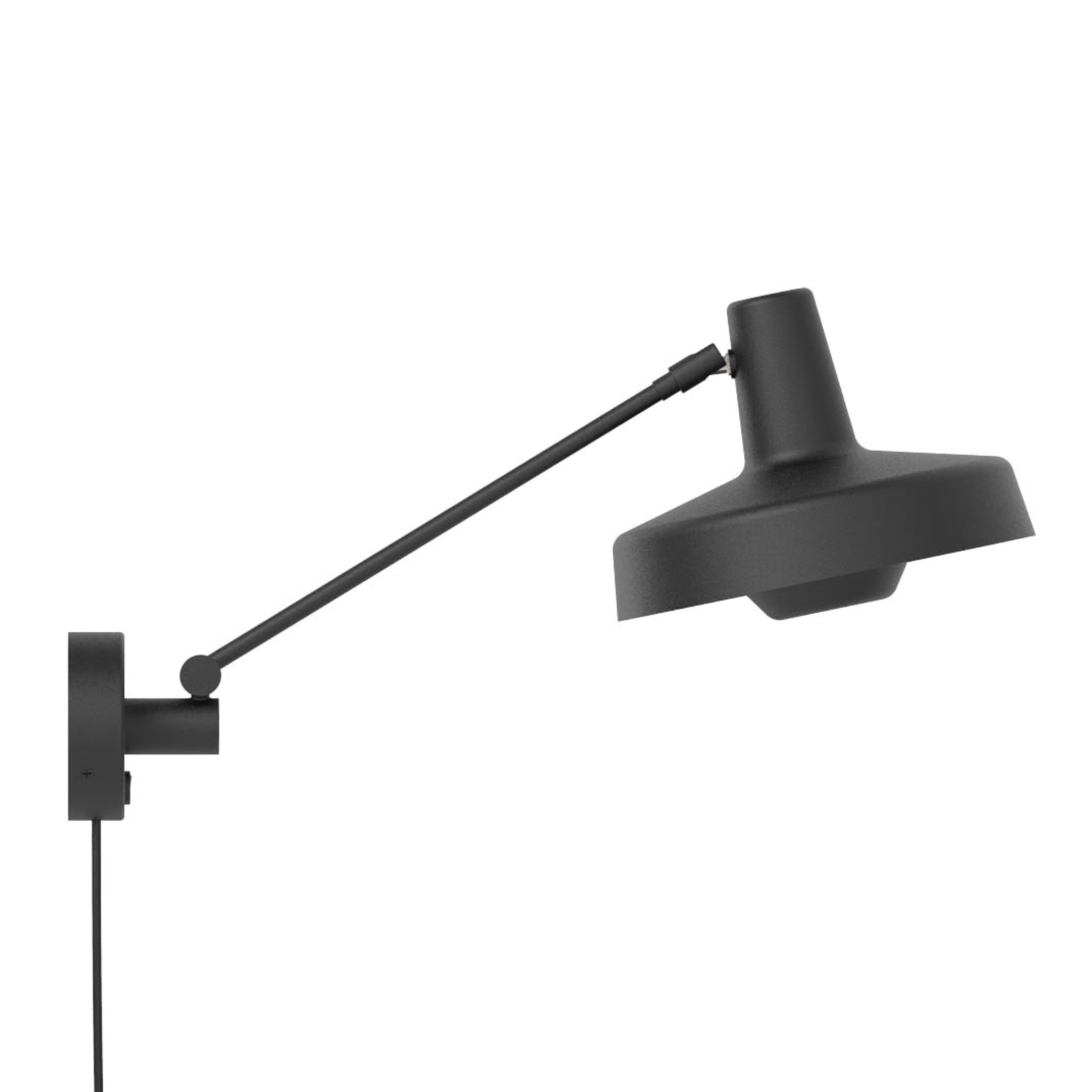 GRUPA Arigato wandlamp 1-lamp 32cm zwart