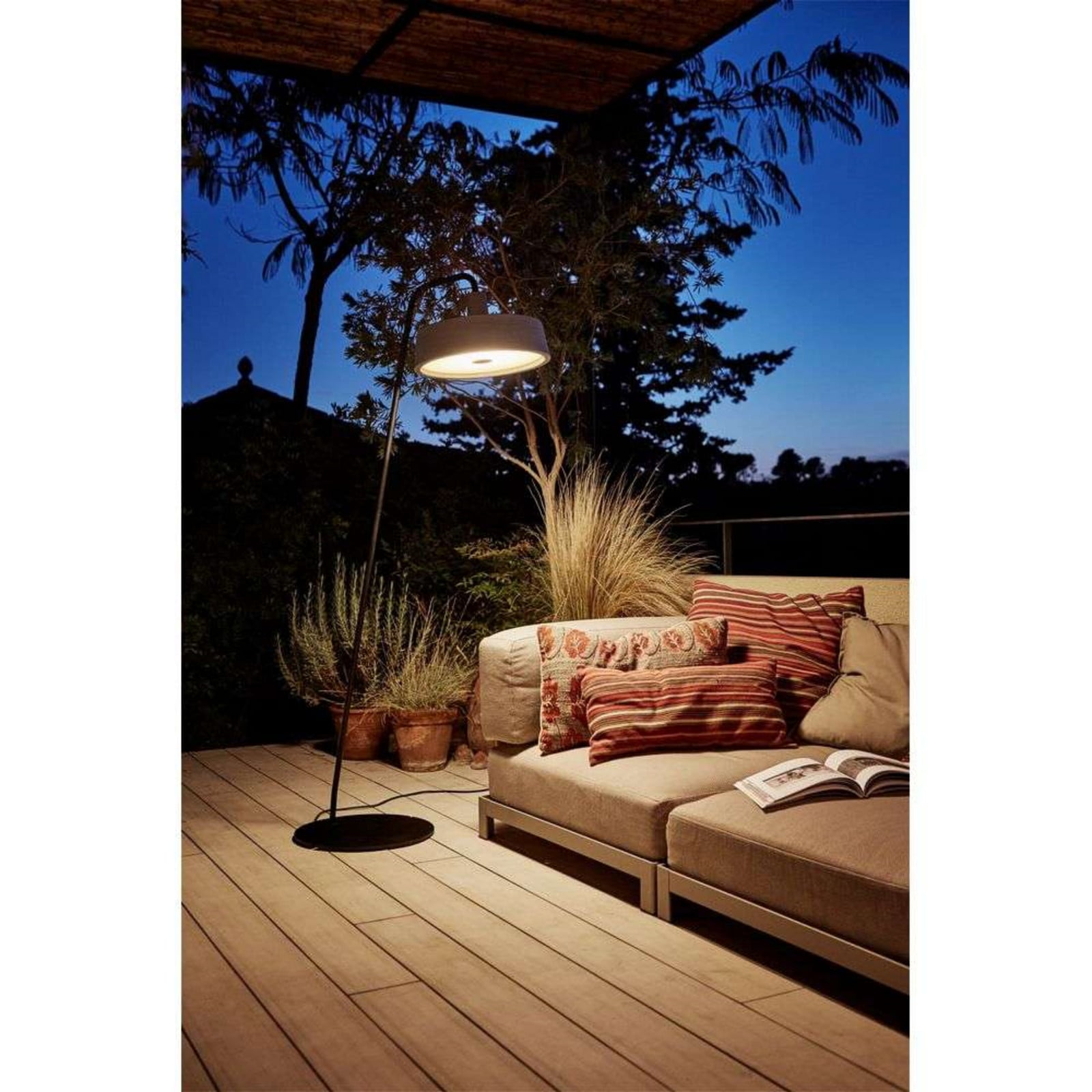 Soho 38 P Udendørs Gulvlampe White MARSET - Terrasse - Metal