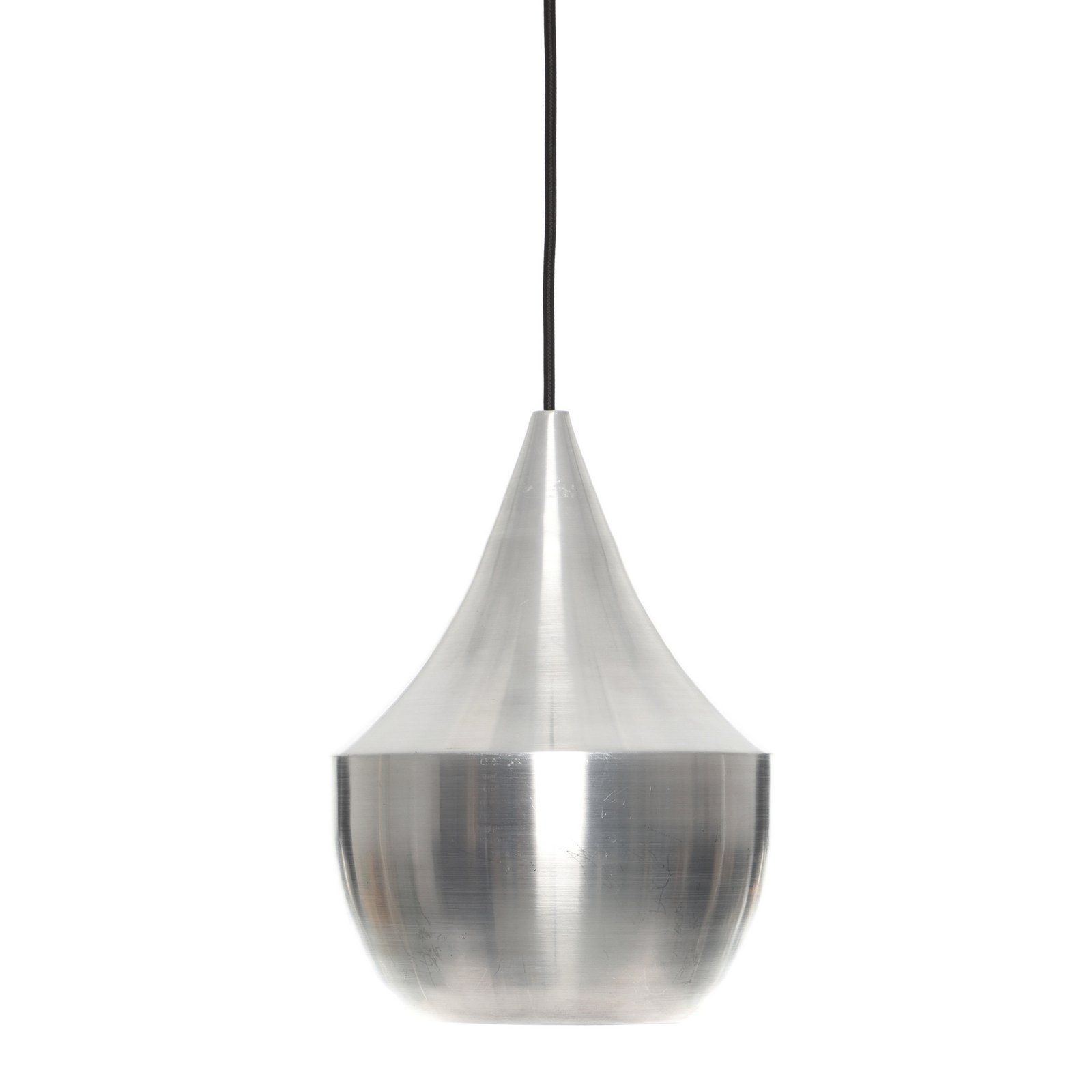 Tom Dixon LED hanging light Beat Fat Unbeaten, aluminium-coloured
