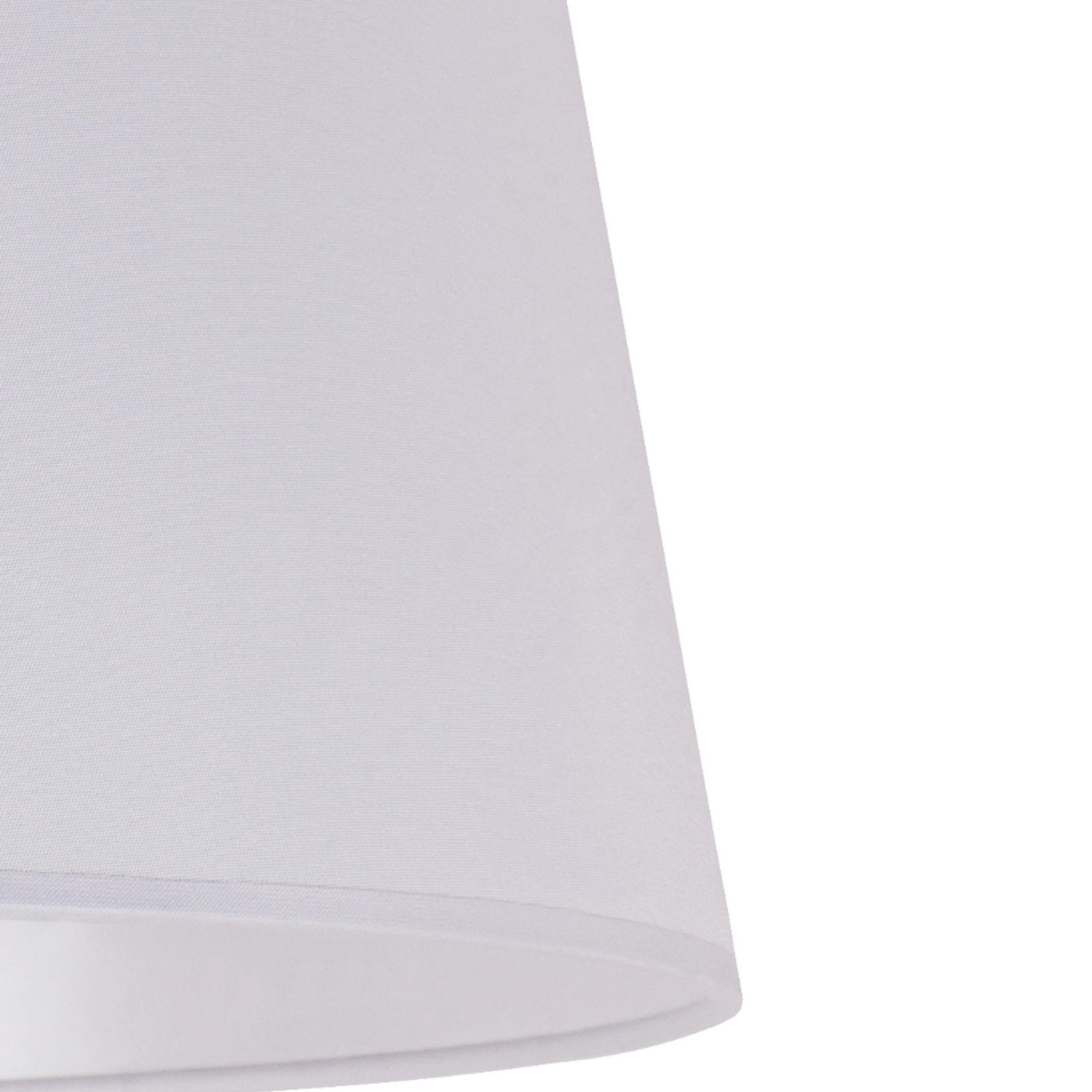 Classic L lampshade for floor lamps, white