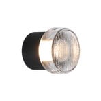 MARSET LED buiten wandlamp ROC MINI, zwart, IP65, TRIAC