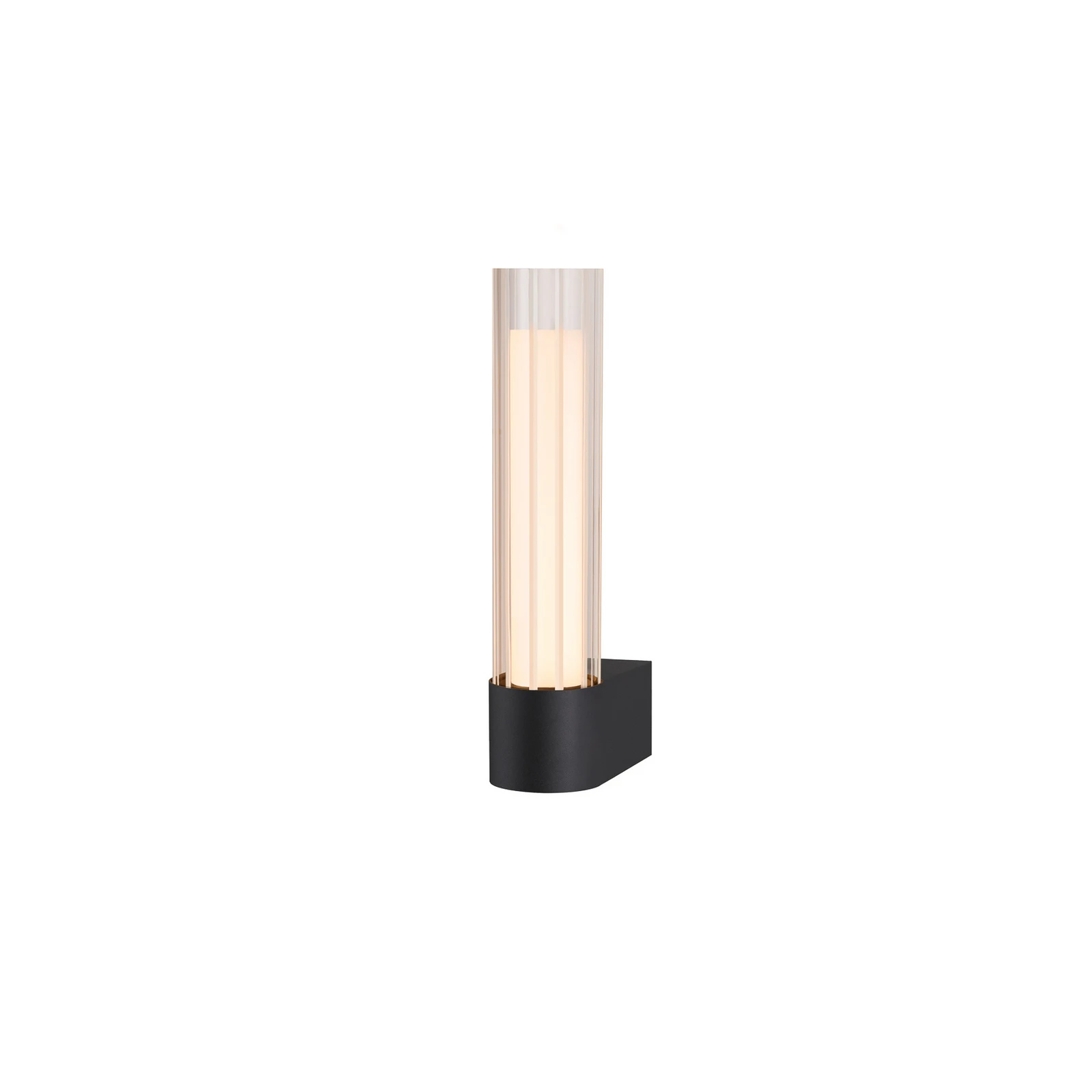 Applique murale pour salle de bain LED SLV Lygant simple, noire, en aluminium