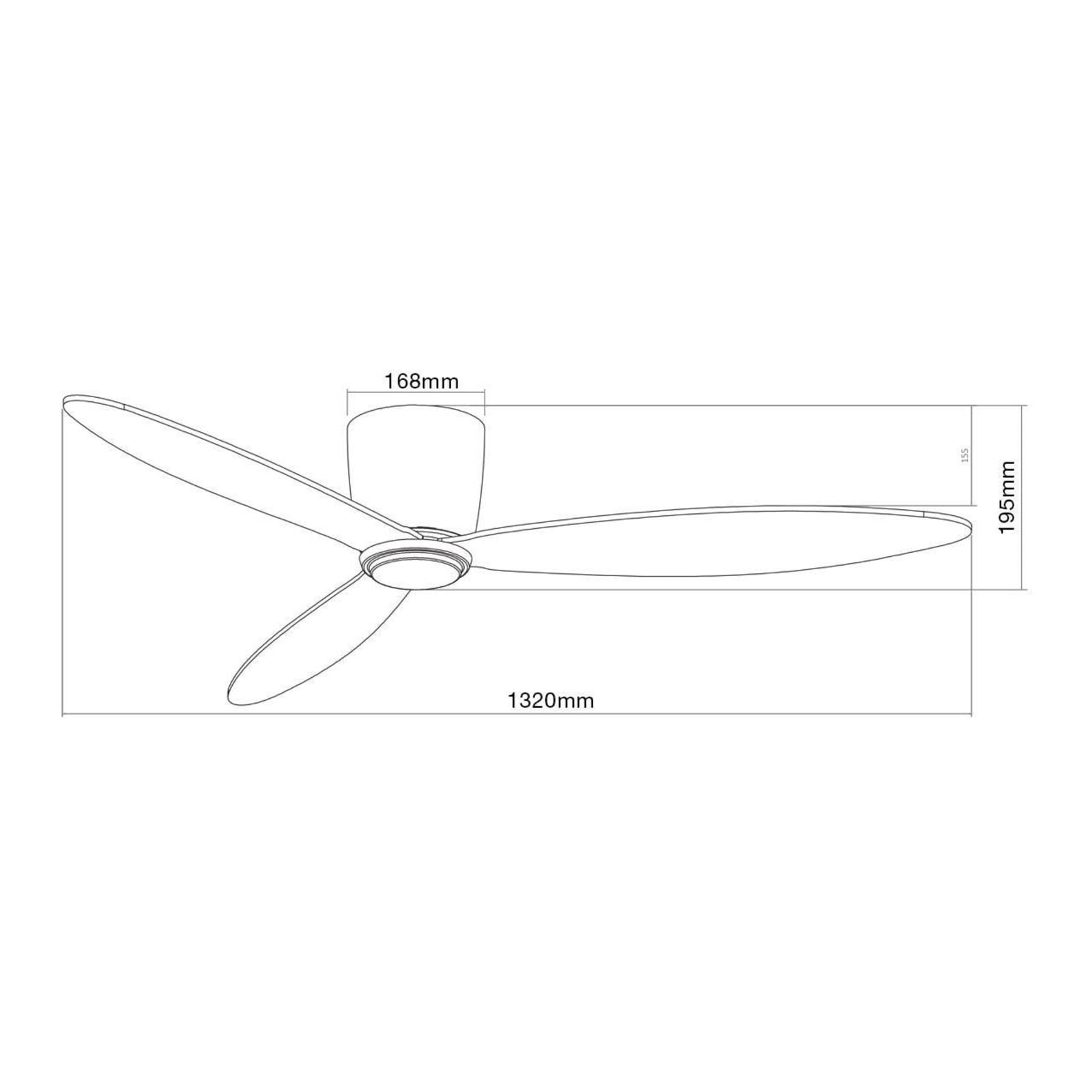 Ventilateur de plafond Airfusion Radar, blanc, Ø 132 cm - Beacon Ventilateur de plafond Airfusion Radar, blanc, Ø 132 cm - Beacon