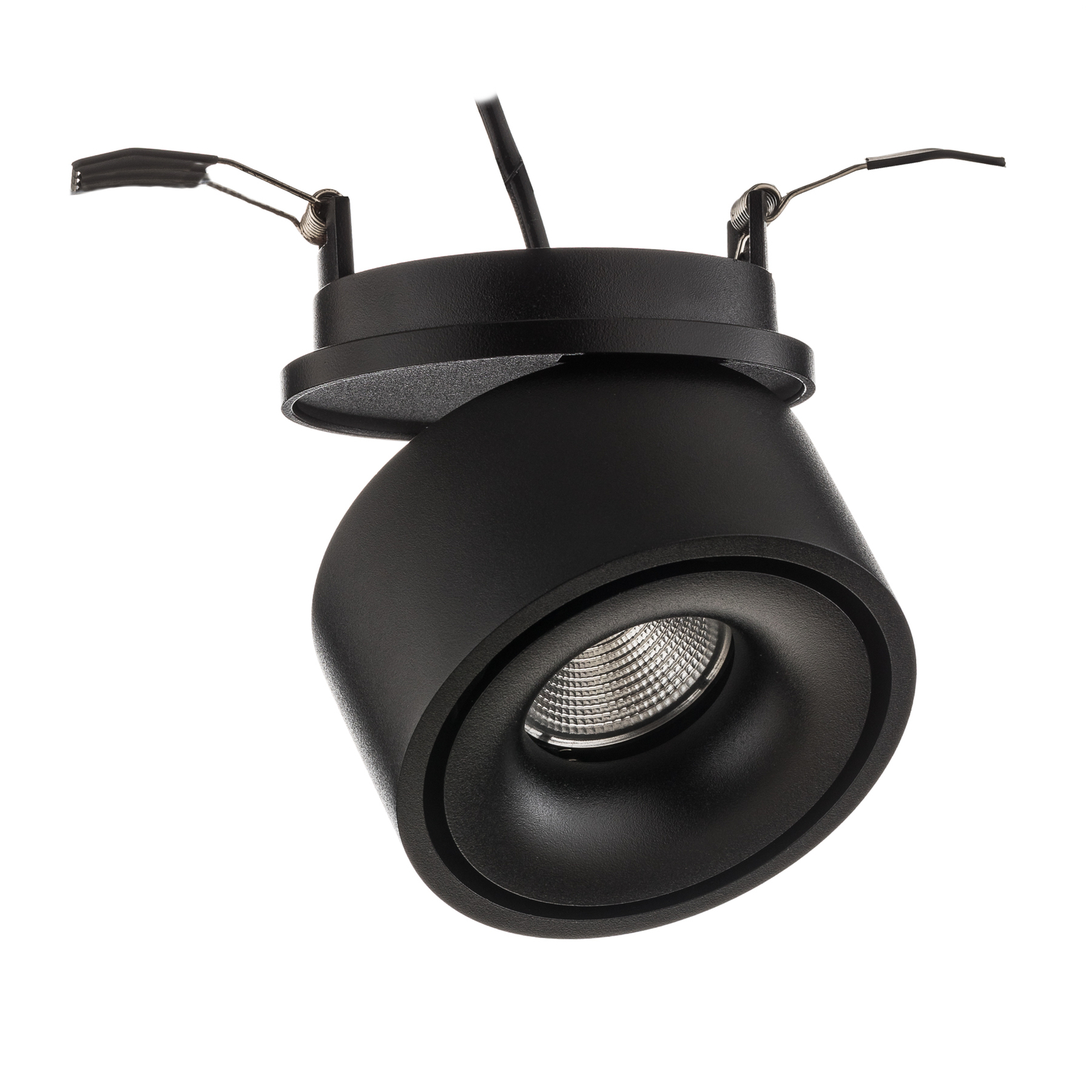 Egger Clippo EP LED-Einbauspot, schwarz, 2.700K