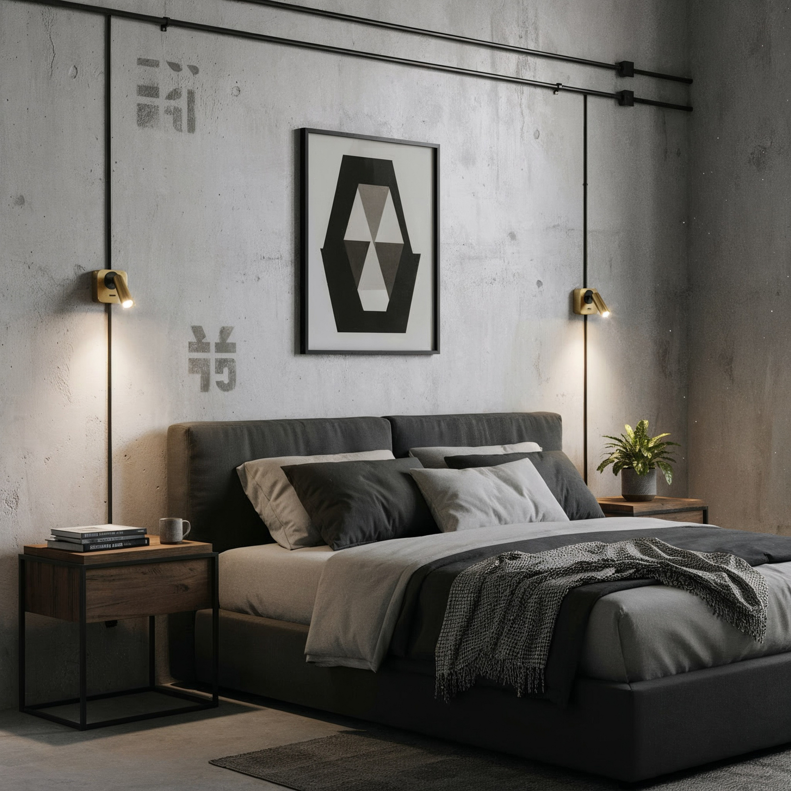 Ideal Lux LED-Wandstrahler Bean, χρώμα ορείχαλκου, πλάτος 7 cm