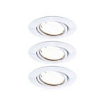 Paulmann LED ugradbene reflektorne svjetiljke Coin Base White, set od 3, 3000