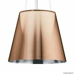 FLOS KTribe S3 lampa wisząca, brązowy metallic