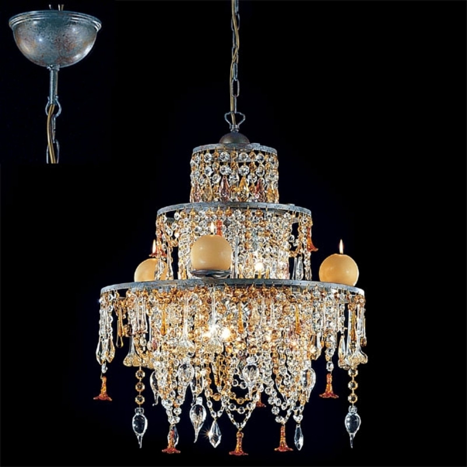 Candelabru lumânări GOLDEN DREAM