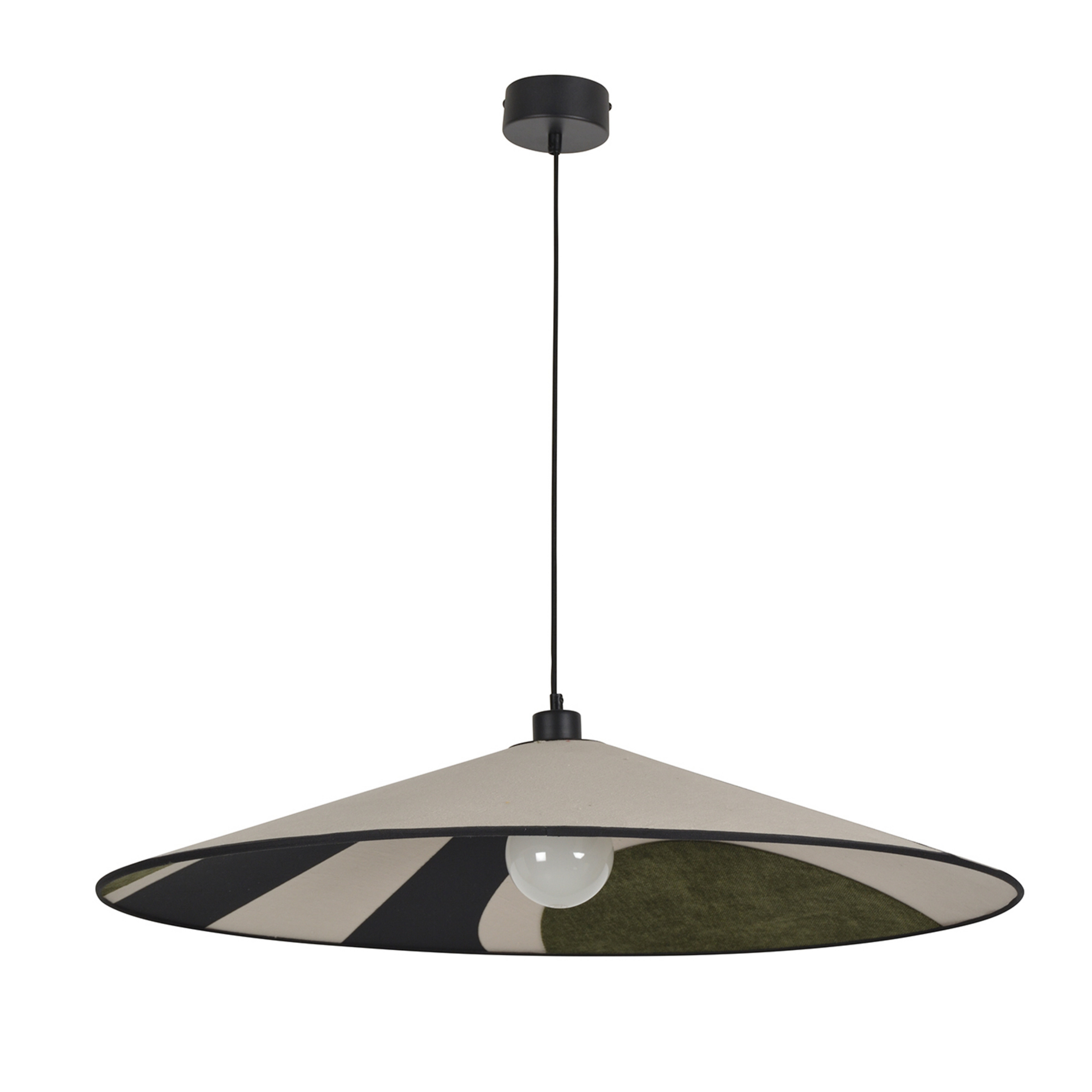 Lámpara colgante Sonia Laudet, Ø 80 cm, abedul - MARKET SET