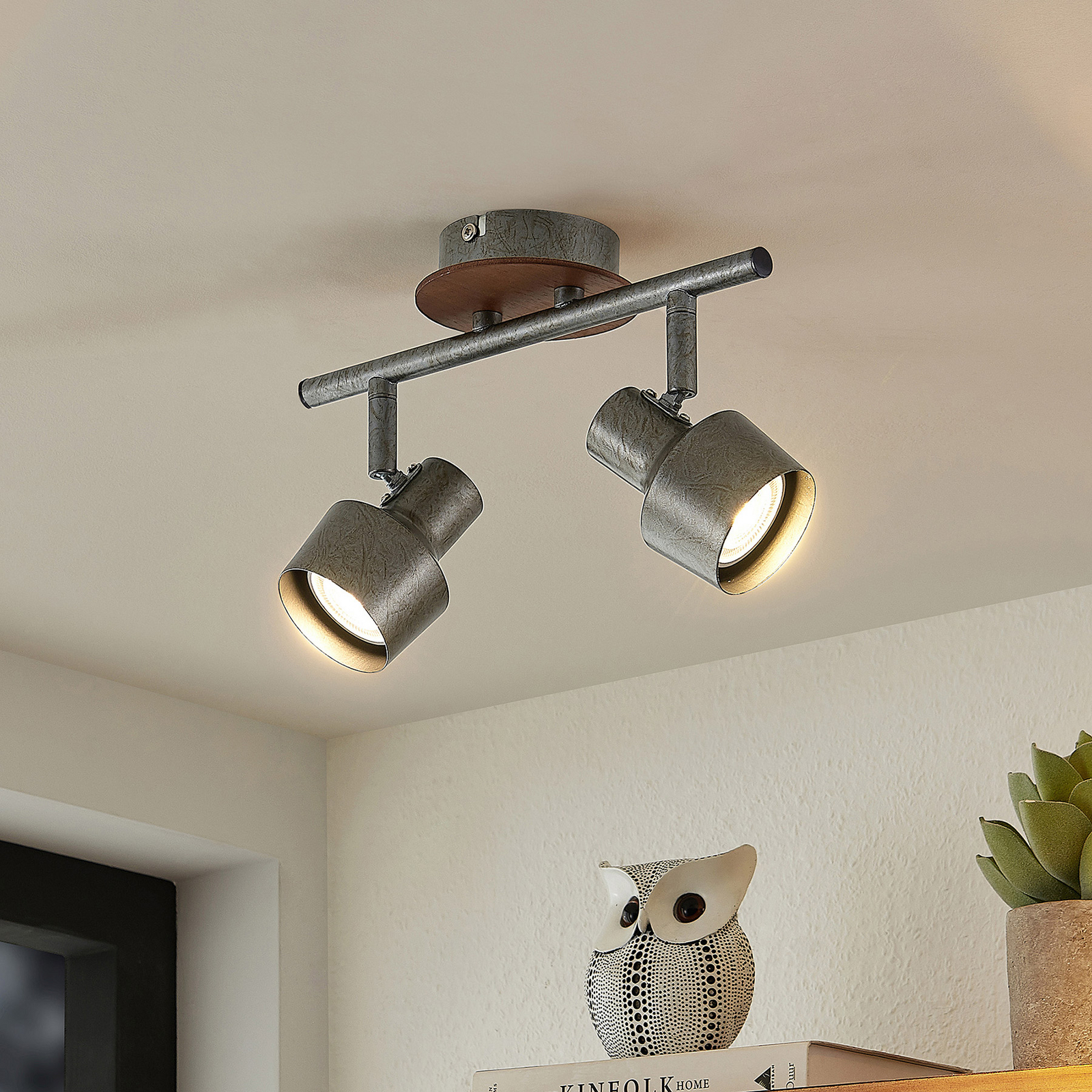 Lindby Sanem spot, à deux lampes