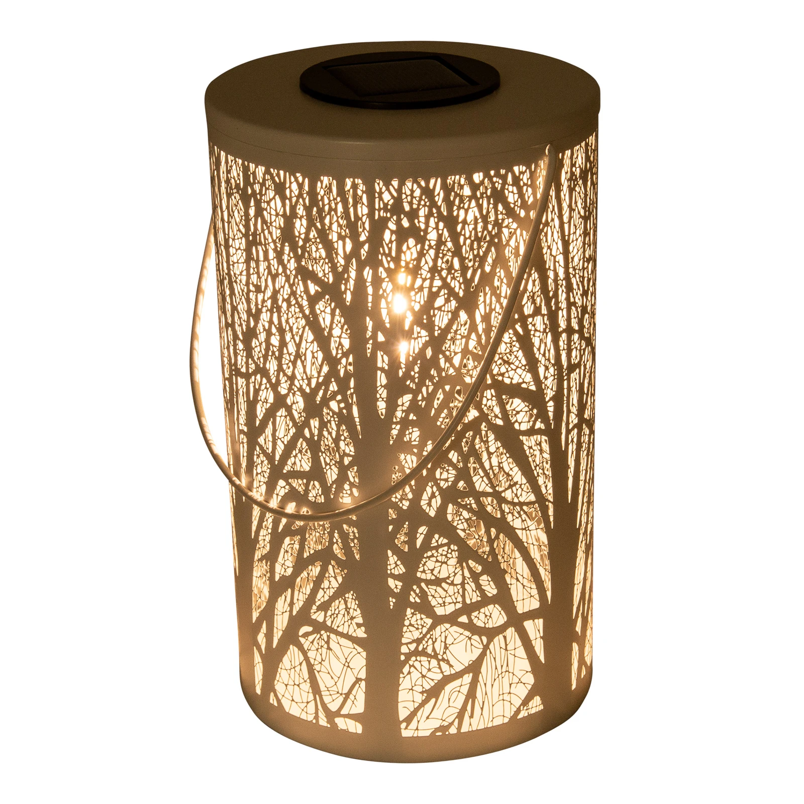 LED-Solarlaterne 5266523 mit Waldmotiv