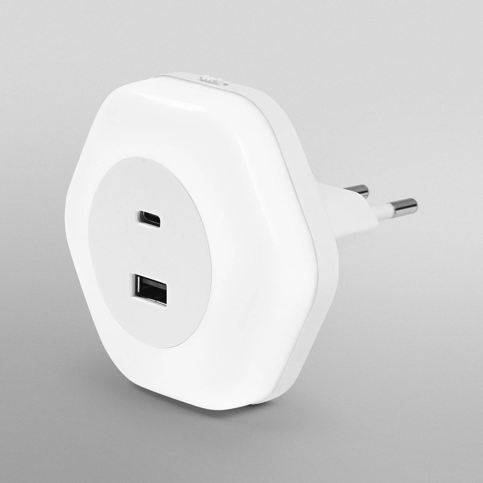 OSRAM LED-Steckdosen-Nachtlicht LUNETTA HEXAGON, Sensor, USB