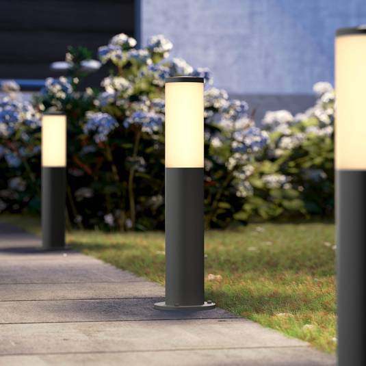 LED sokkellamp op zonne-energie Globus set van 4