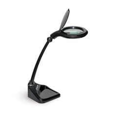 MAULiris Lampada d'ingrandimento a LED, dimmerabile, nera