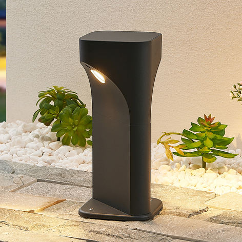 Lucande Valdeta LED-Sockellampe, Höhe 30 cm