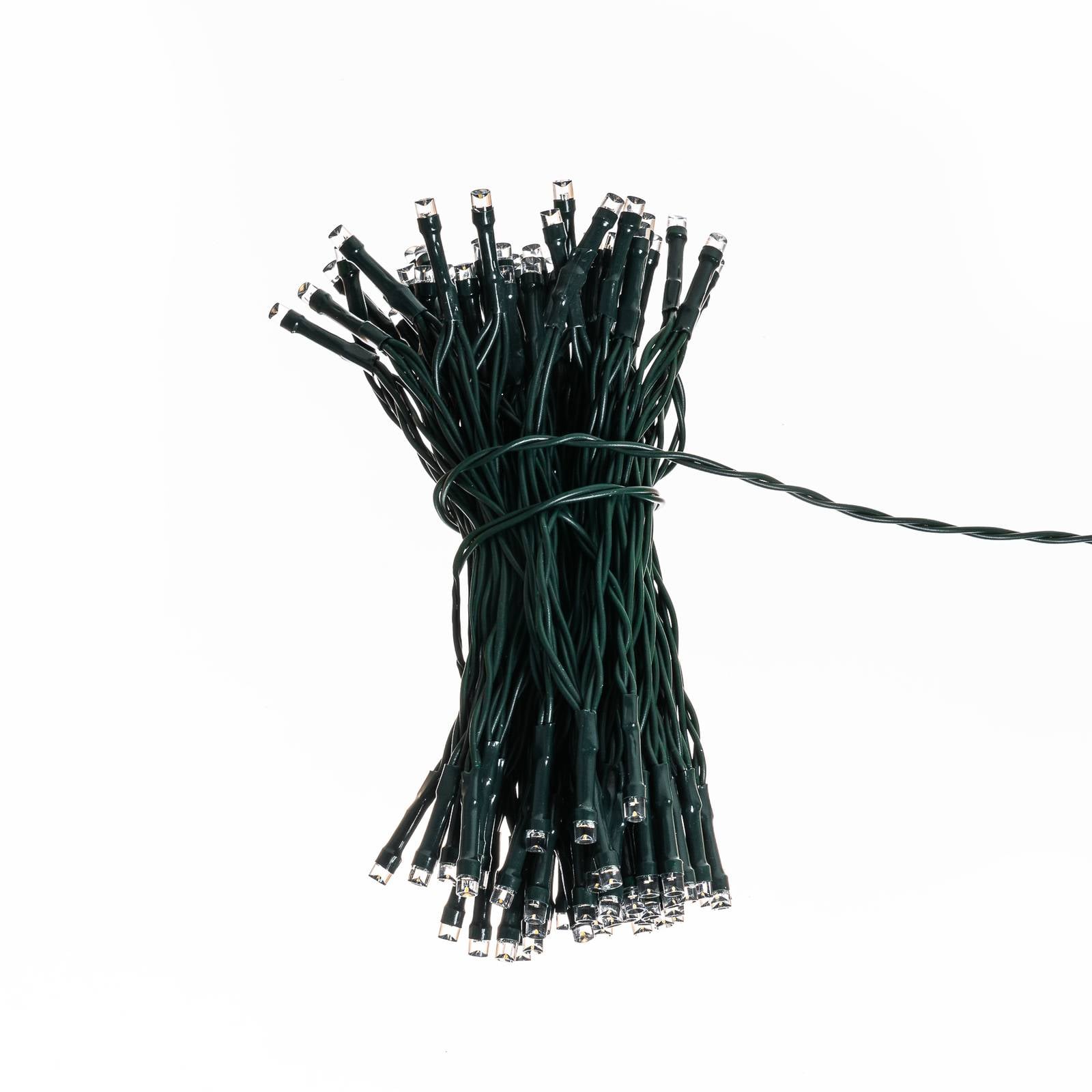 Lindby LED-Lichterkette Parrik, 100-flammig, 1 m, Timer