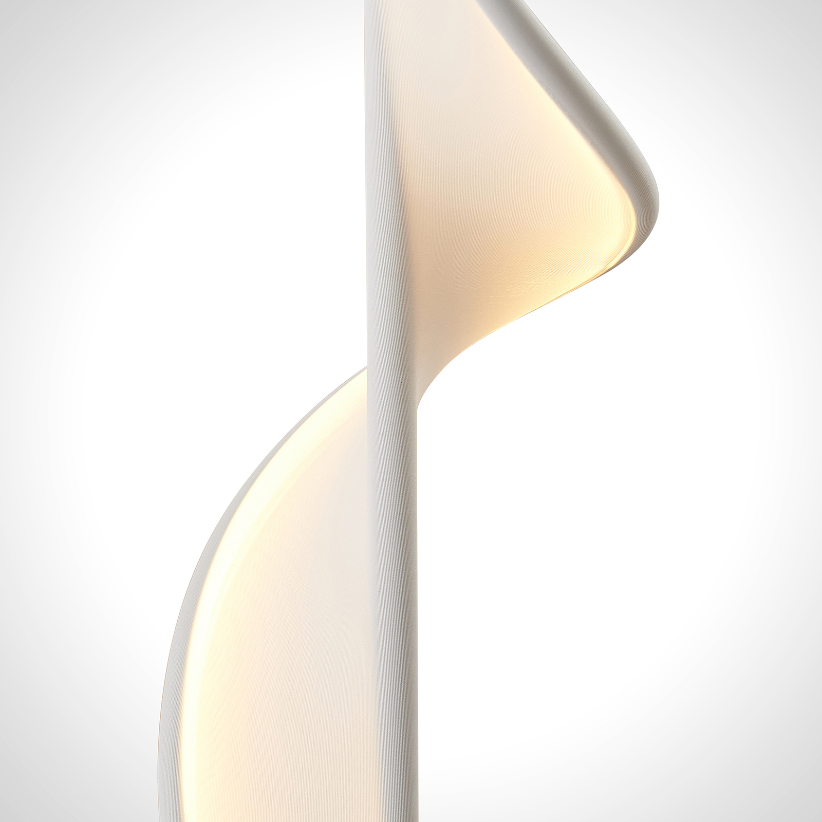 Edano Floor Lamp White/Chrome - Lucande