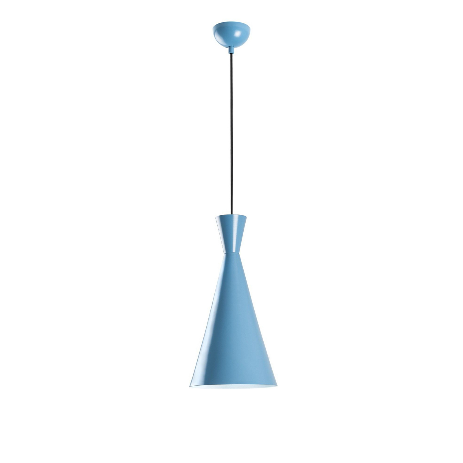 Lampa suspendată Tom, albastru deschis, metal, Ø 19 cm, E27