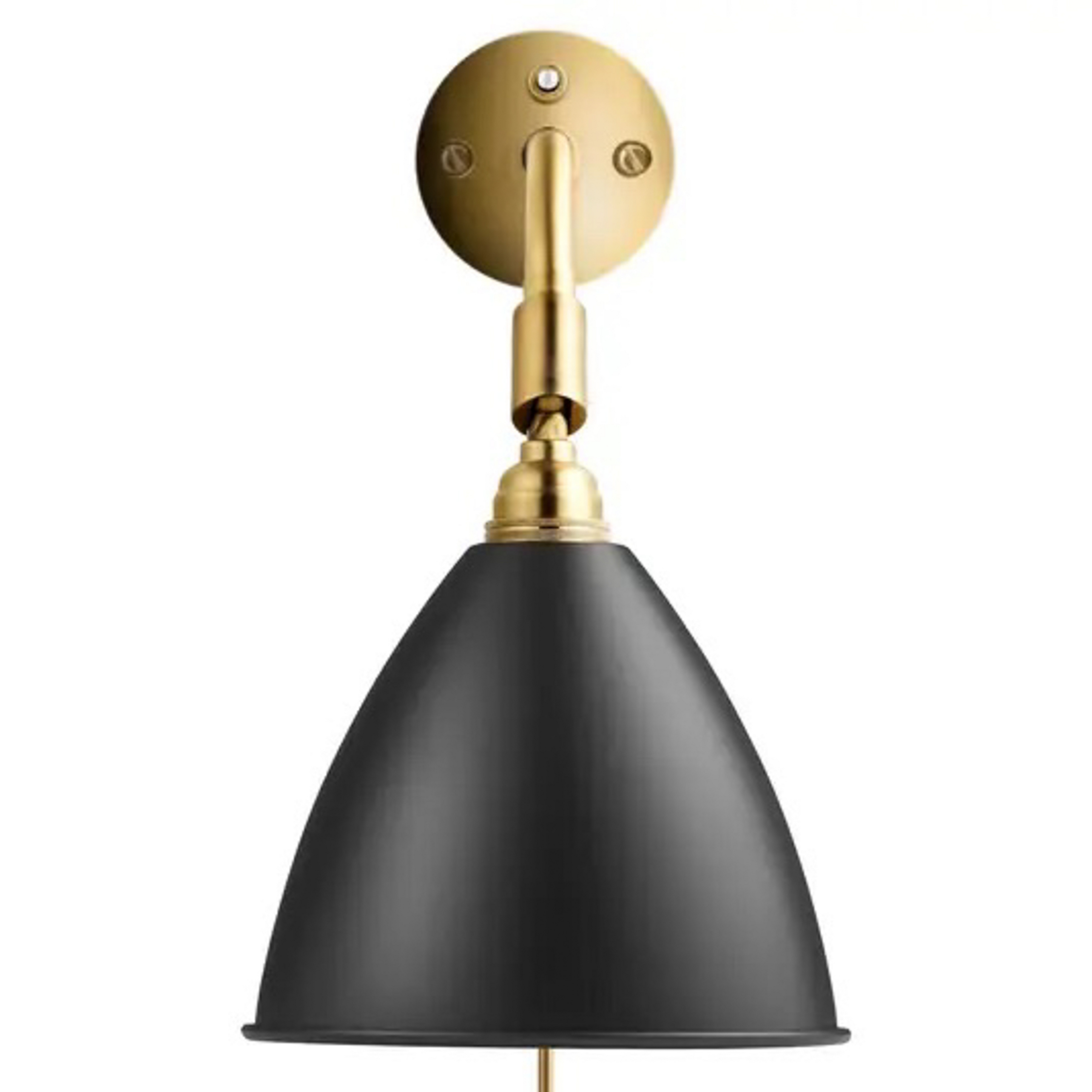 Bestlite BL7 Wandleuchte Ø 16 cm Schwarz/Messing - GUBI