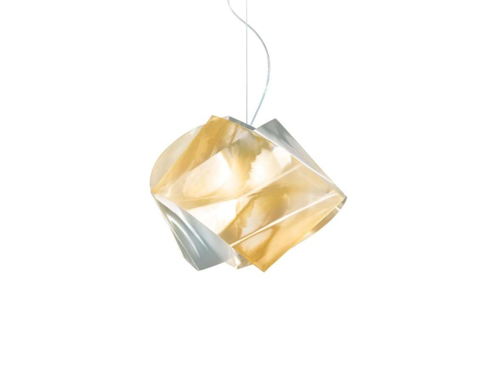 Gemmy Závěsná Lampa Prism/Gold - SLAMP