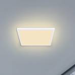 Plafonnier LED Sapana, angulaire, dimmable, blanc