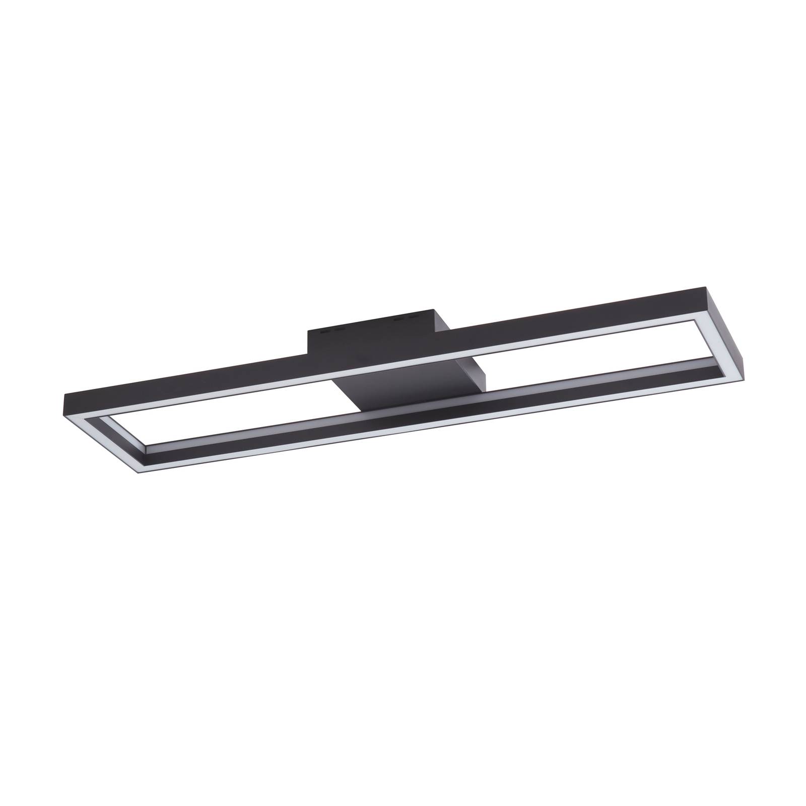 Lucande Smart LED-Deckenleuchte Tjado, 100 cm, schwarz, RGBW günstig online kaufen