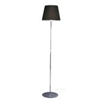 Aluminor Store lampa stojąca, chrom/czarna