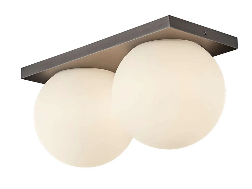 ANTIDARK - Palla C2135 LED ceiling lamp, grey/white, dimmable