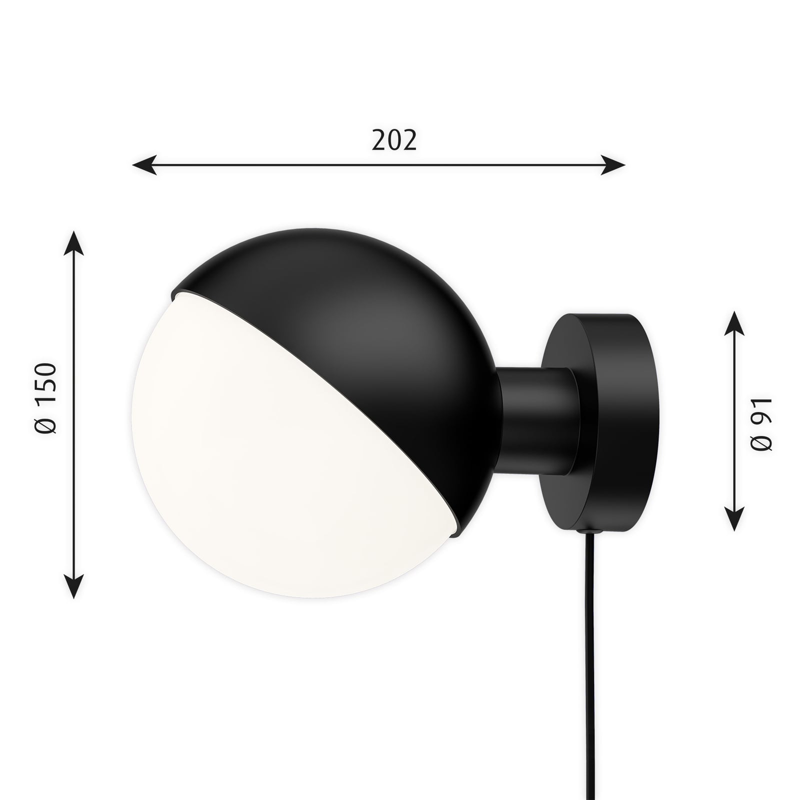 VL Studio Wandleuchte Ø150 Black - Louis Poulsen VL Studio Wandleuchte Ø150 Black - Louis Poulsen
