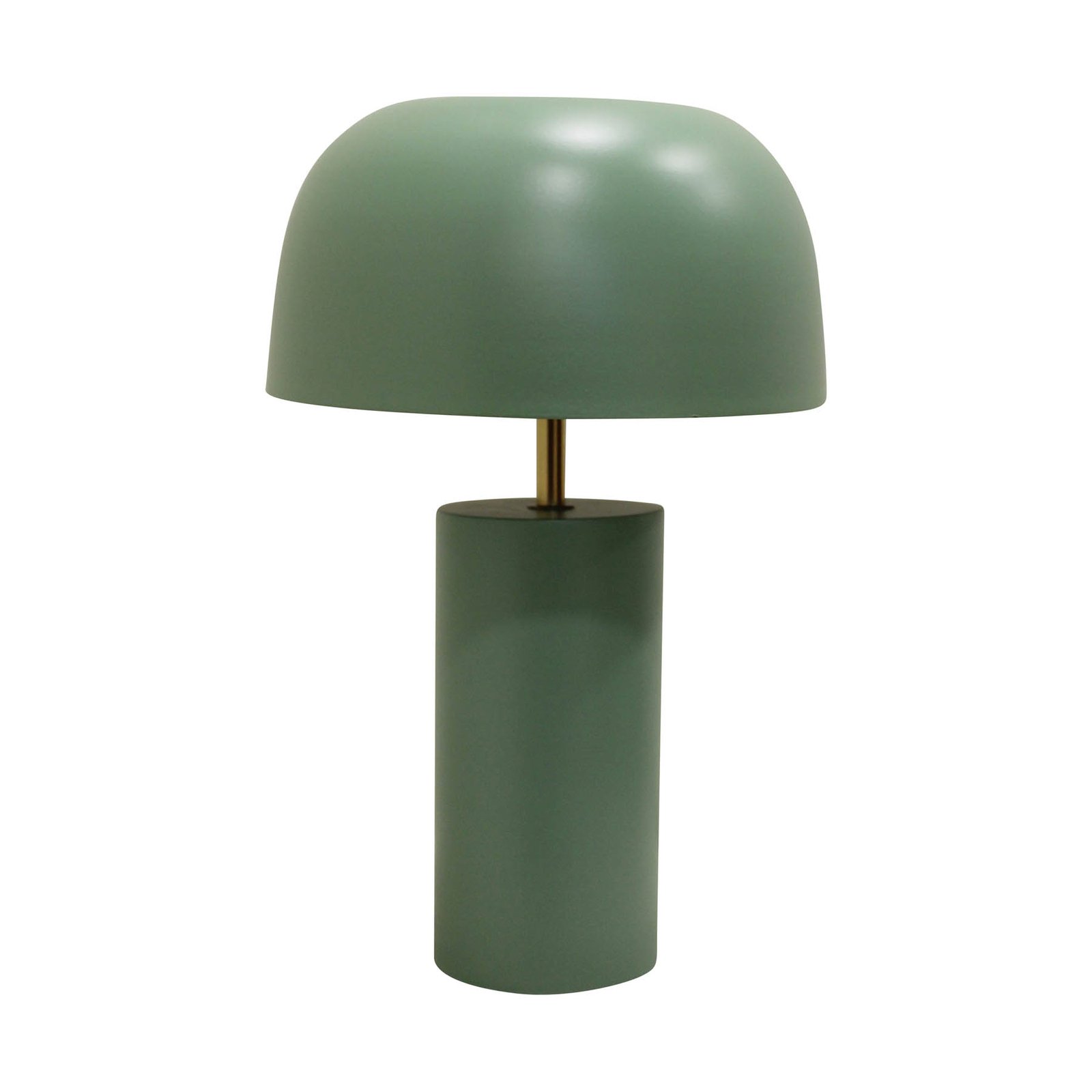 Stolná lampa KARE Loungy, zelená, oceľ, výška 38 cm