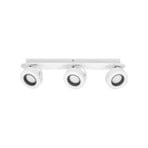 Faretto da soffitto LED OSRAM VENUS, bianco, a 3 luci, metallo 3.000 K