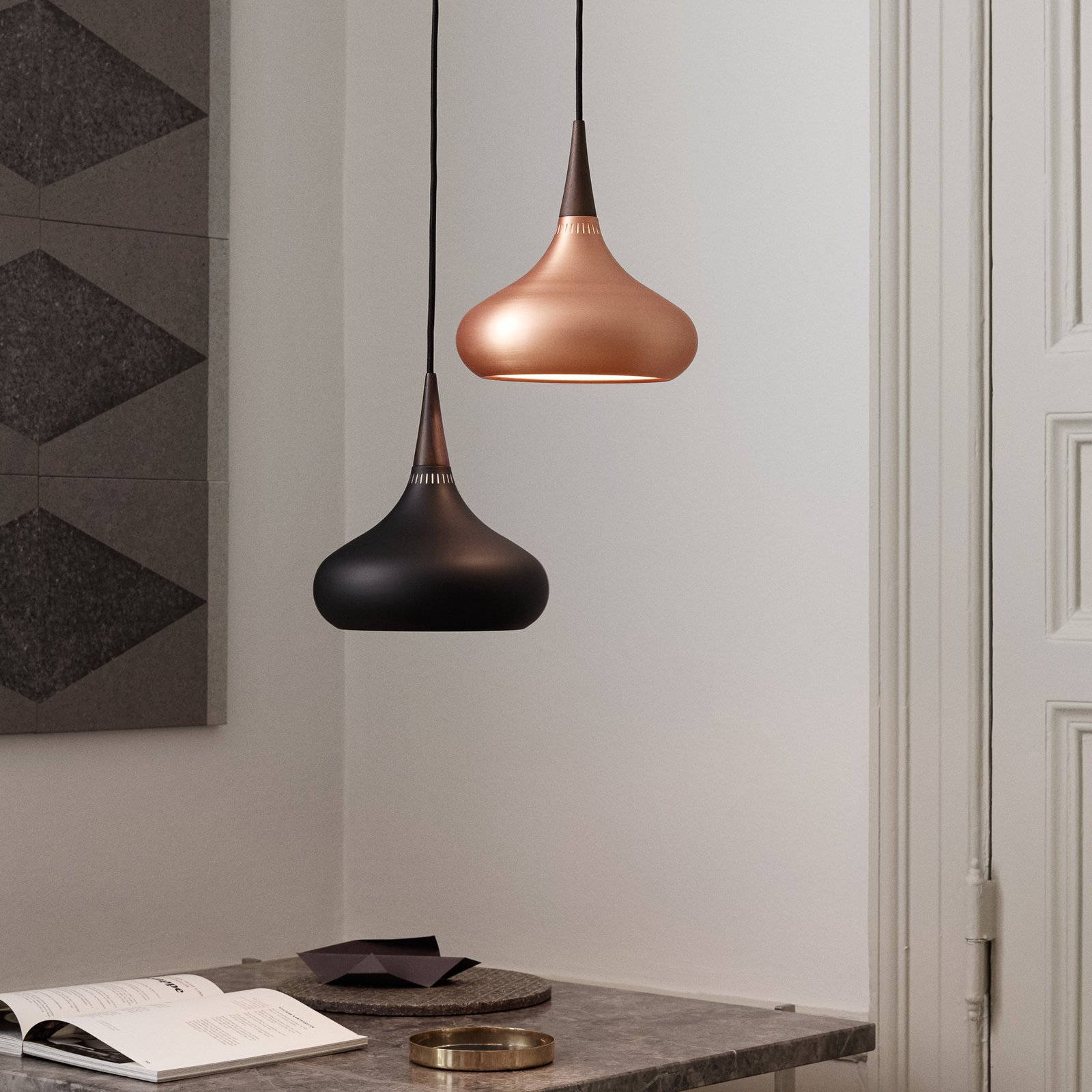 Orient Black P1 Függőlámpa 3m Cable - Fritz Hansen