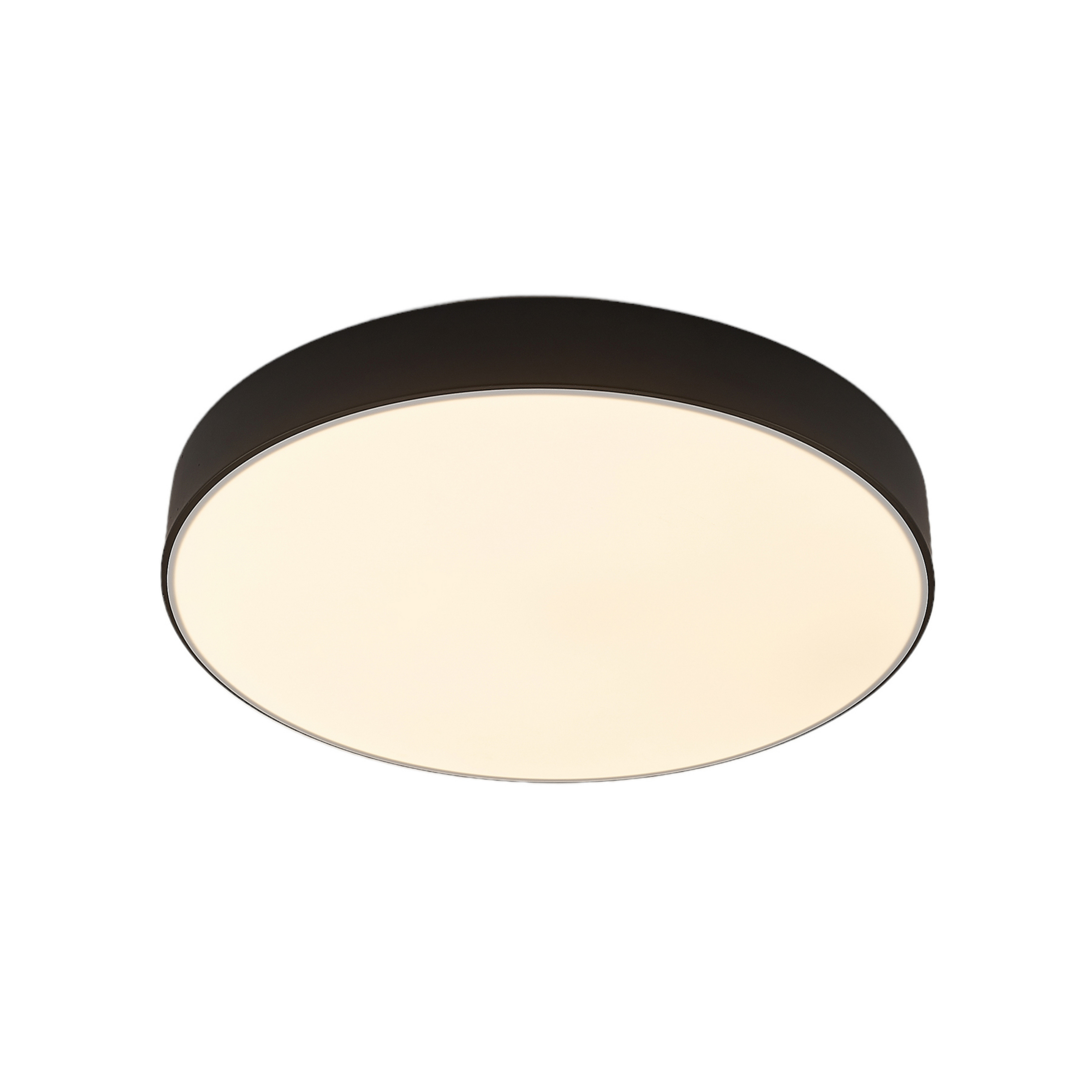 Lindby LED-Deckenleuchte Simera, Ø 50cm, schwarz, dimmbar