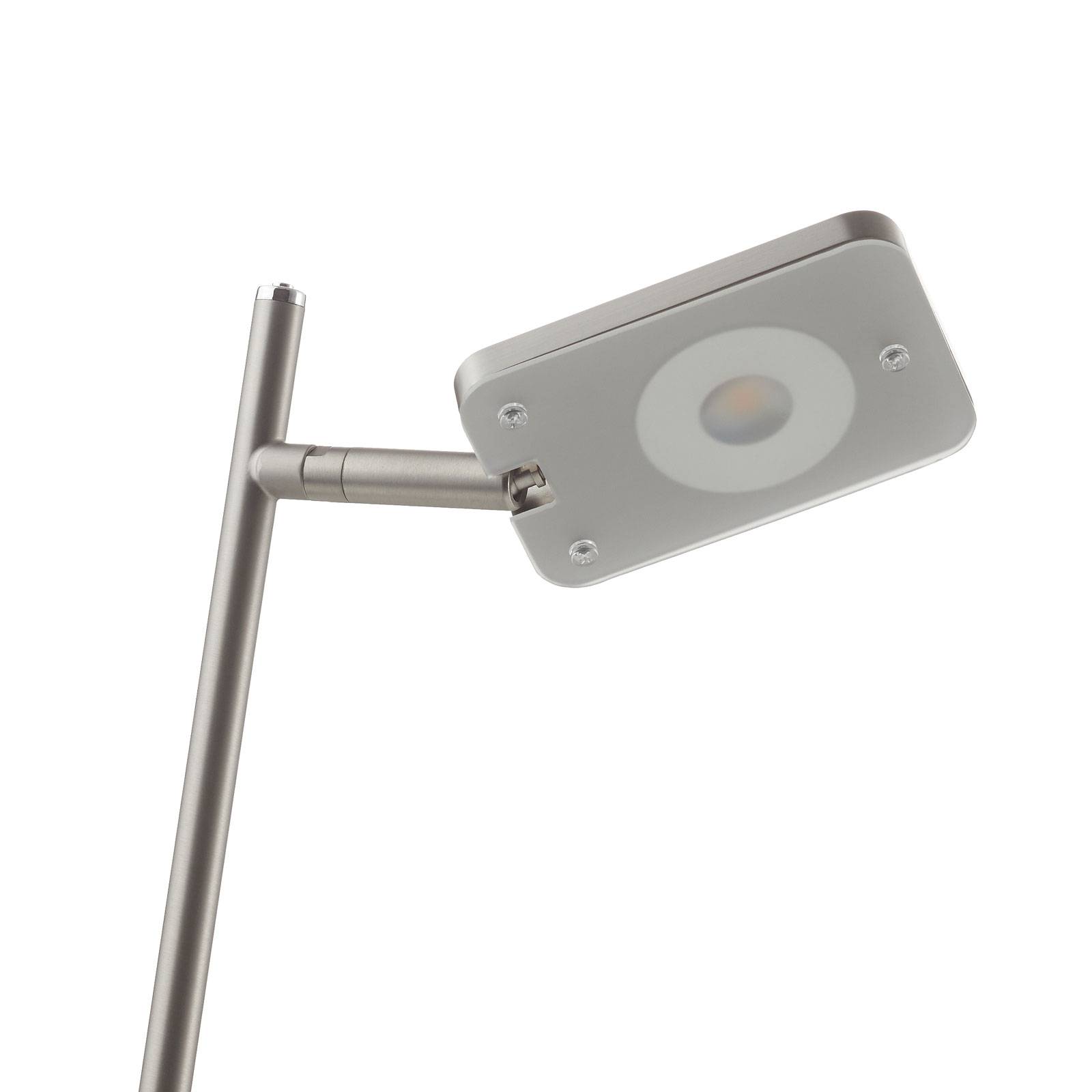 Lampa stojąca LED Block, 1-punktowa, kolory stali