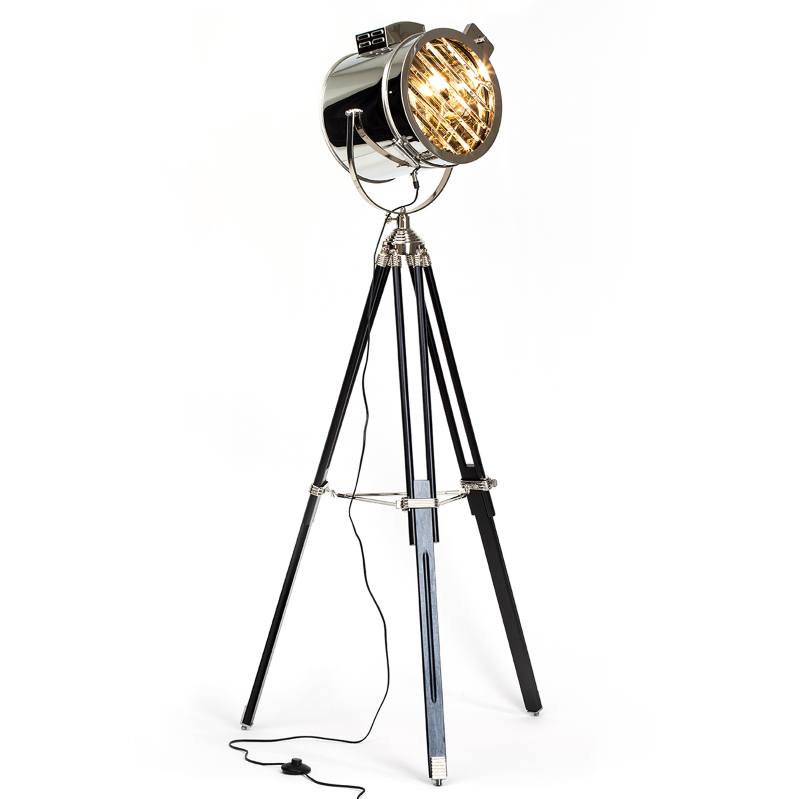 CINE - lampa stojąca w kształcie reflektora