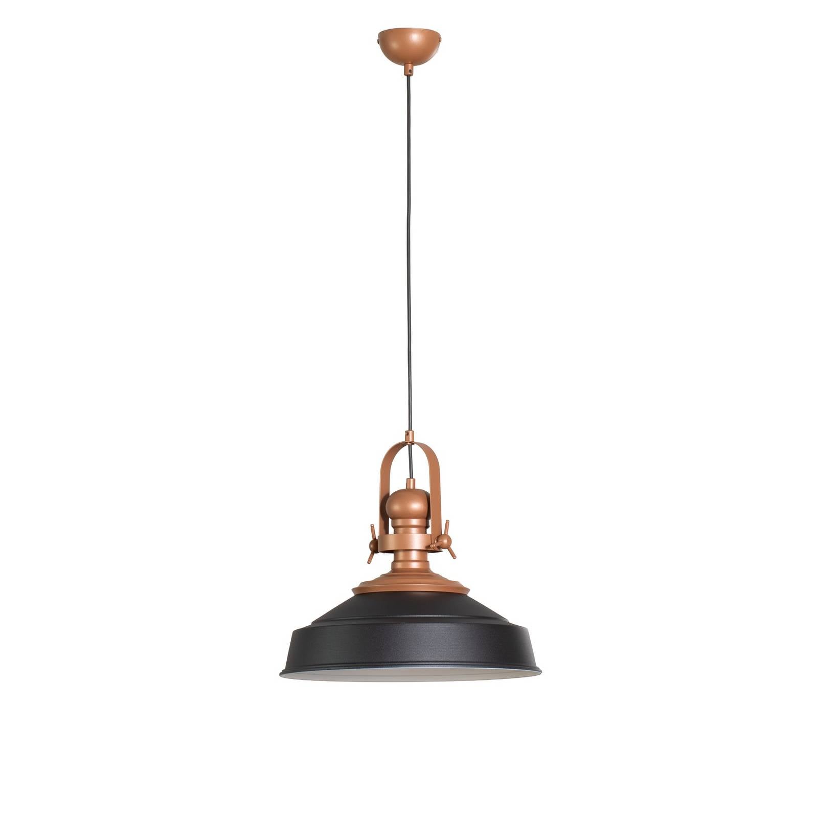 Hängeleuchte Craft, schwarz, Metall, Ø 41 cm, E27