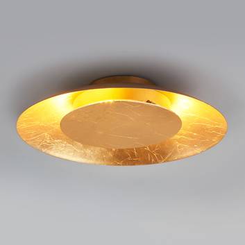 LED-taklampe Keti i gull-optikk, Ø 34,5 cm