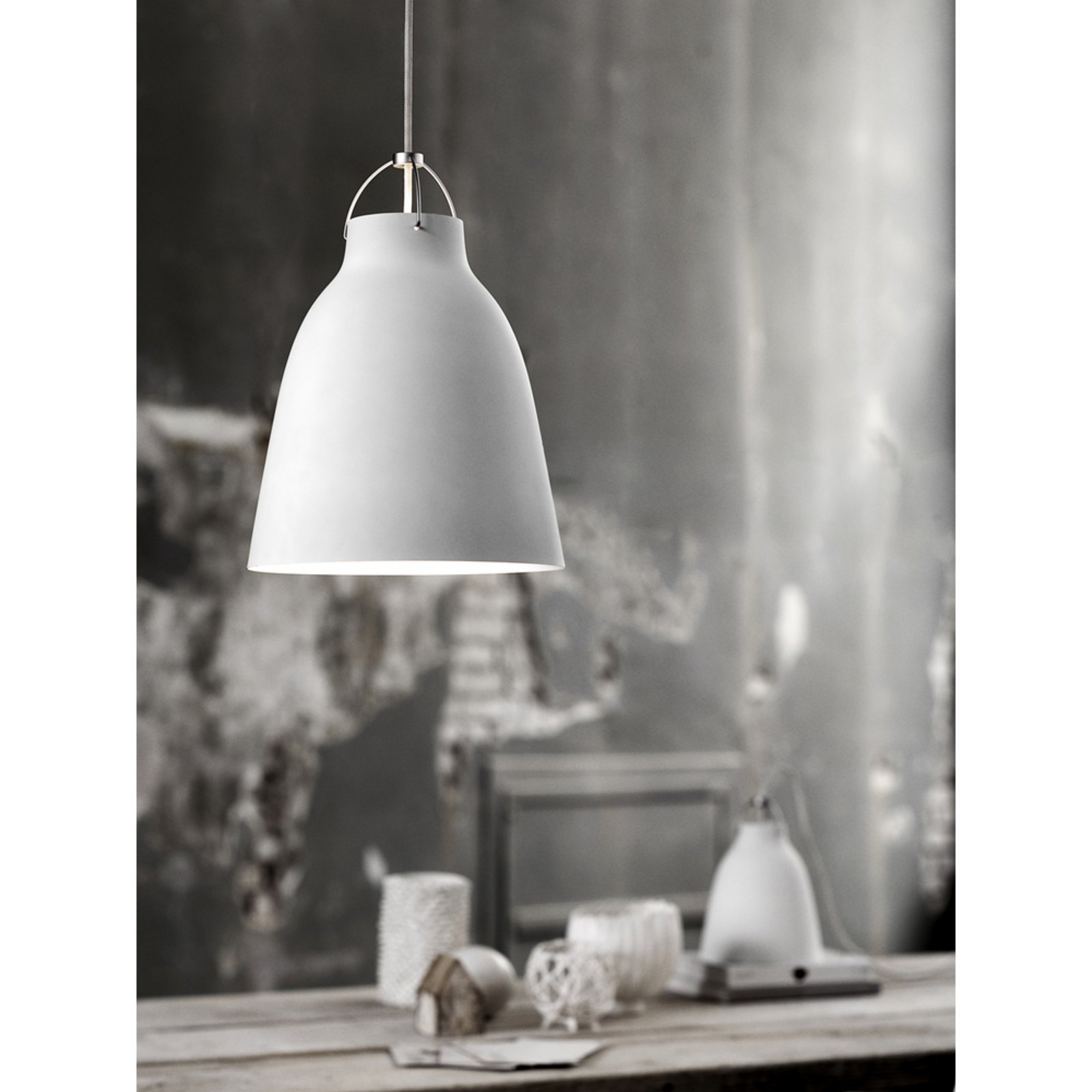 Caravaggio™ P1 Pendant Matt Grey45 - Fritz Hansen