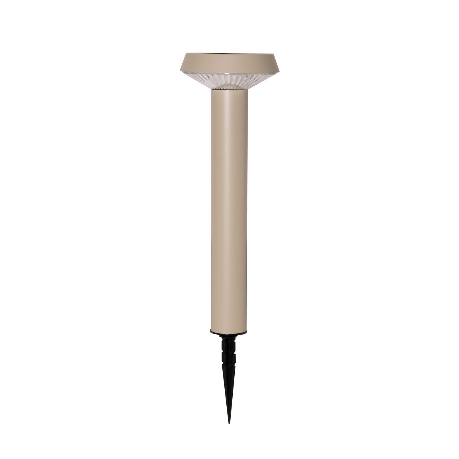 LED-Solar-Erdspießleuchte Casa, beige, Höhe 45 cm