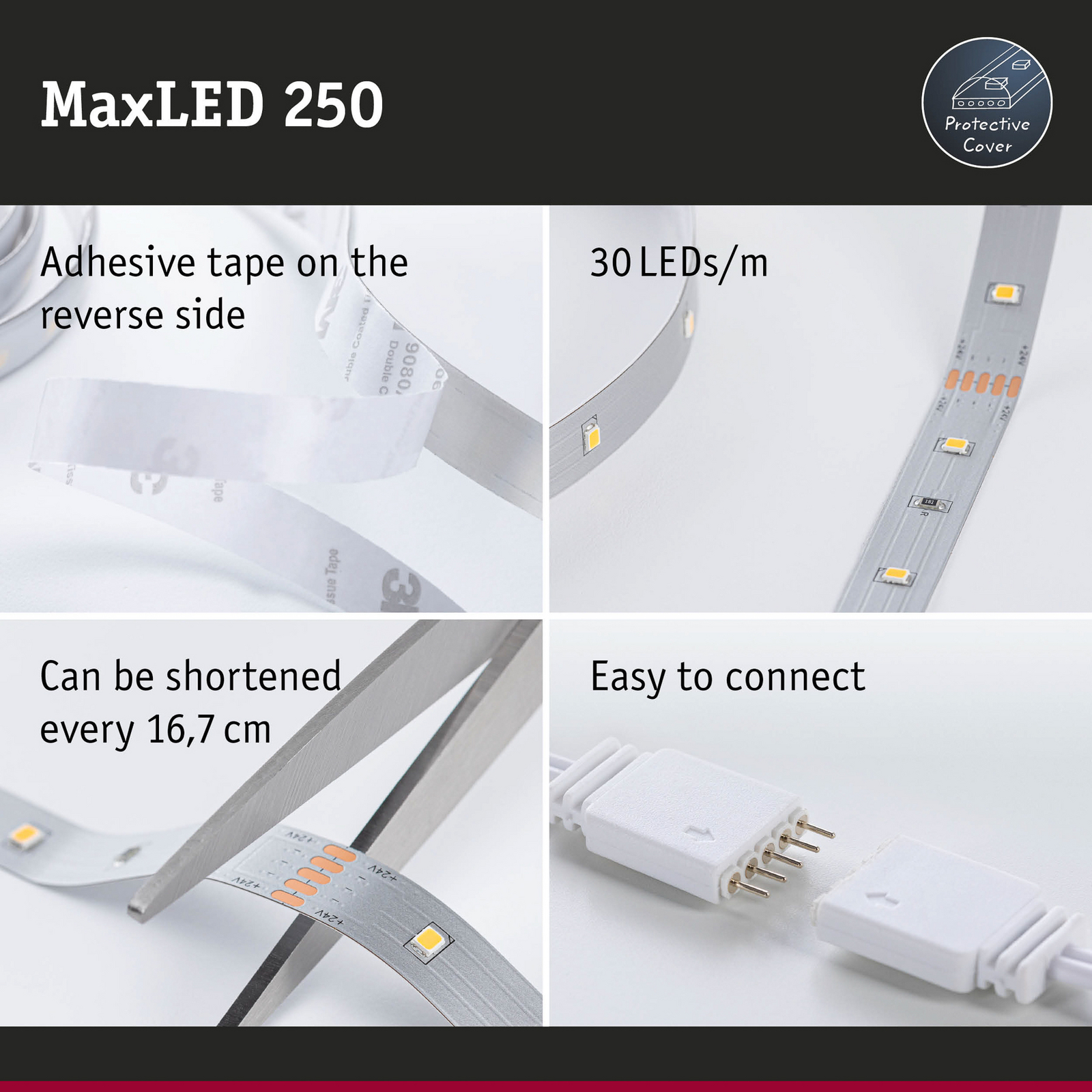 Paulmann MaxLED 250 IP20 lumière du jour 2,5 m