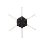 Liberty Star Aplique de Pared Black - Design By Us