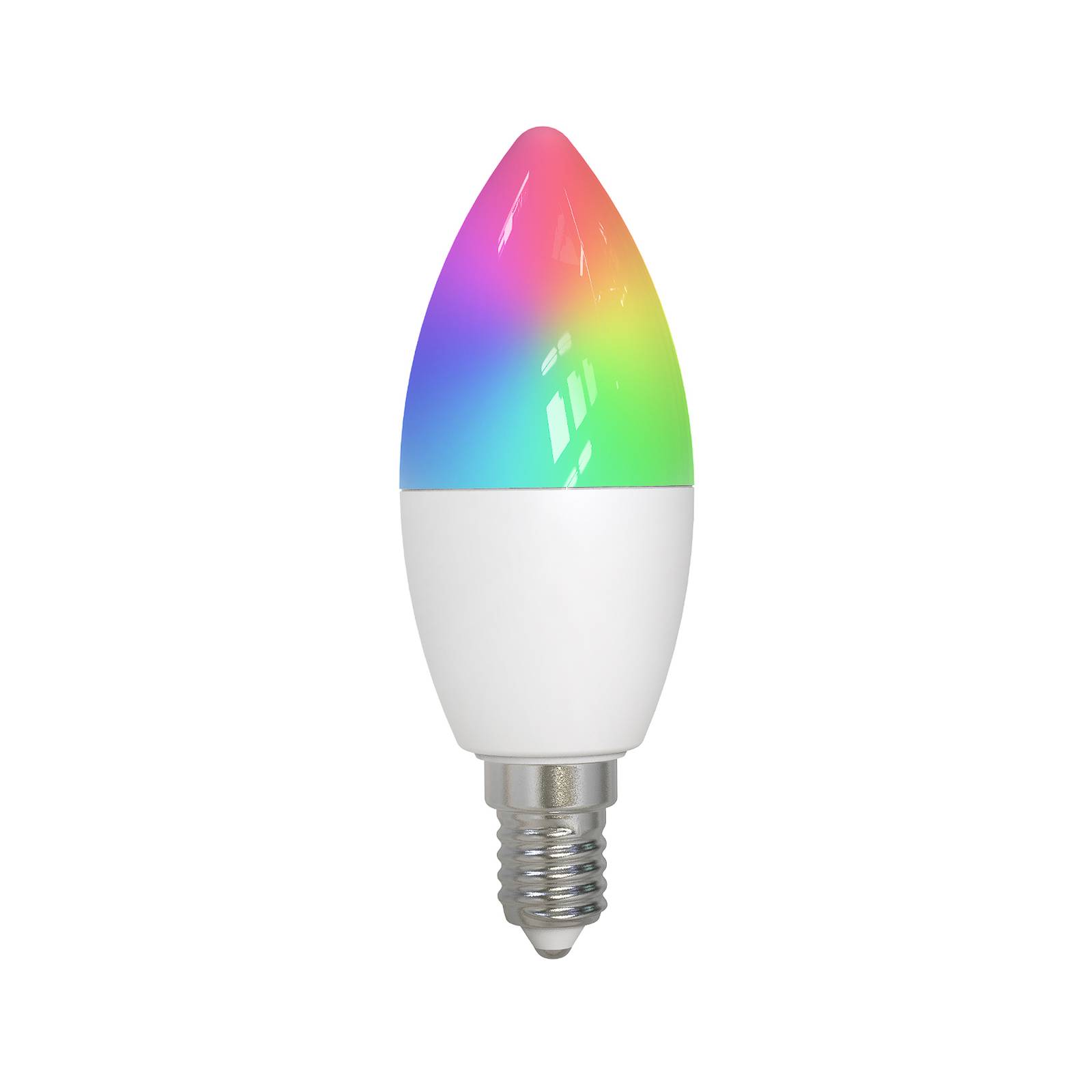 Prios Smart LED žiarovka E14 4,9W RGBW CCT Tuya matná 3ks