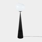 Tom Dixon Melt Cone Fat, opal, black base, 175 cm